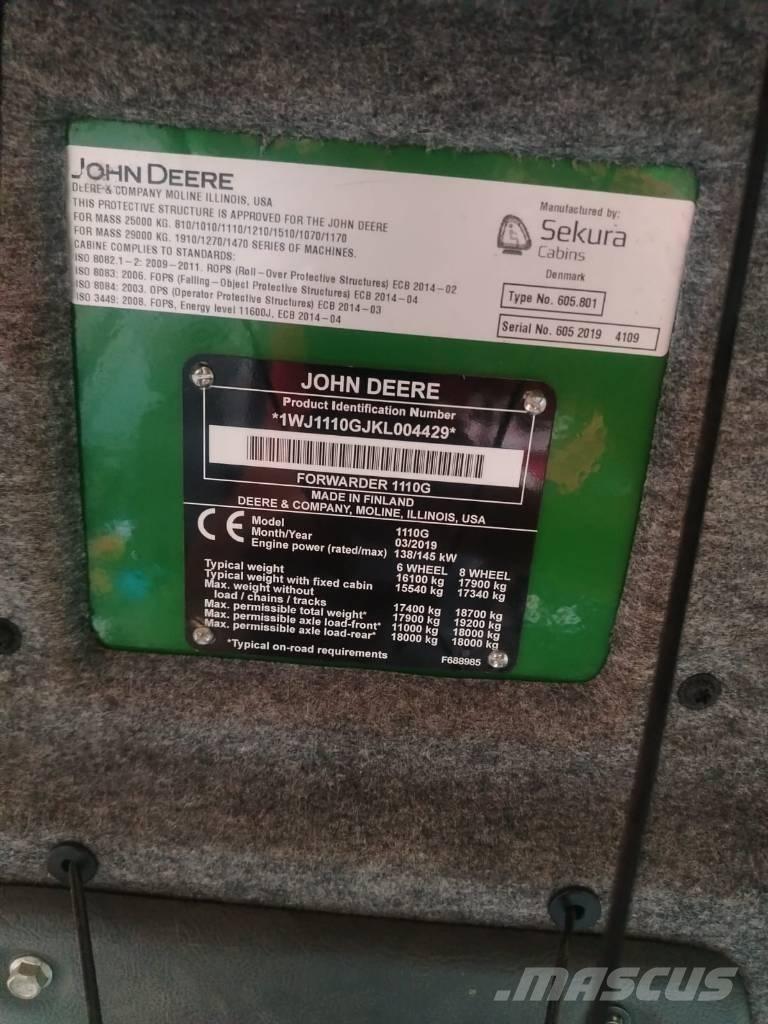John Deere 1110 Kuormatraktorit