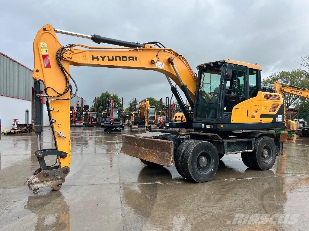 Hyundai HW140 Pyöräkaivukoneet