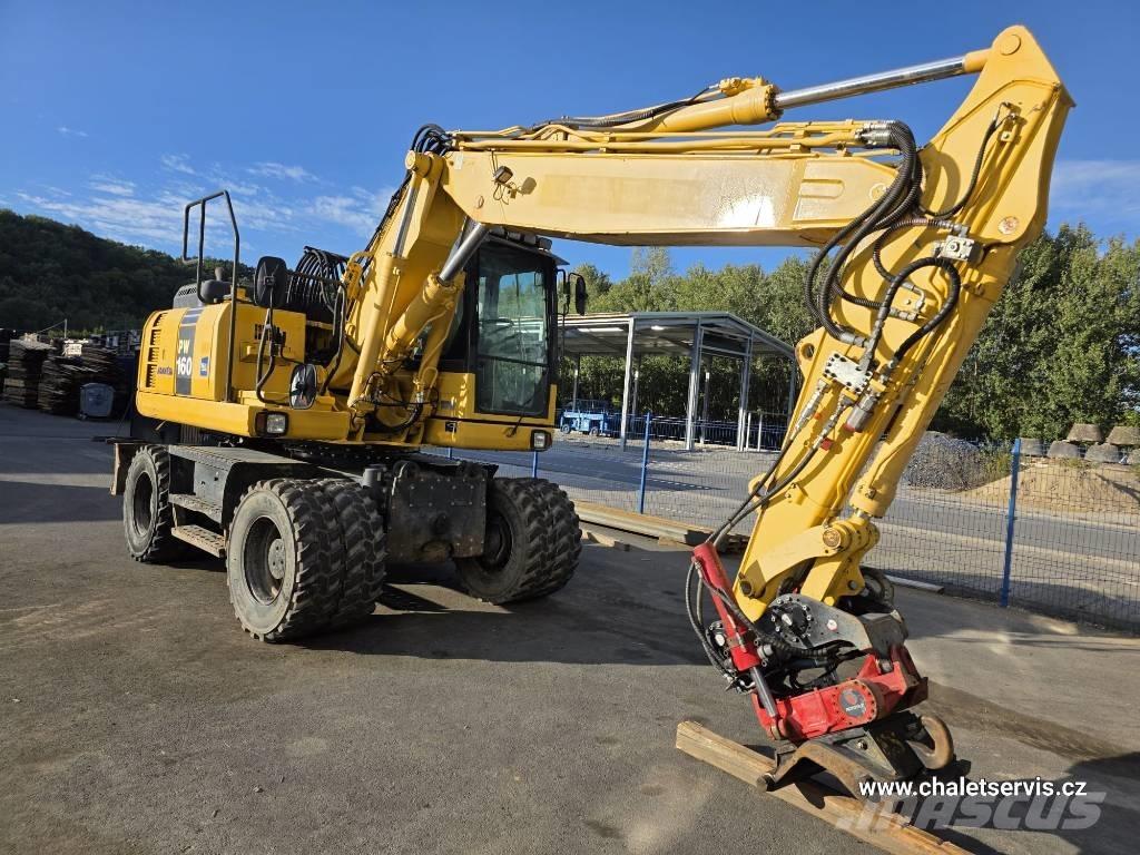 Komatsu PW 160 Pyöräkaivukoneet