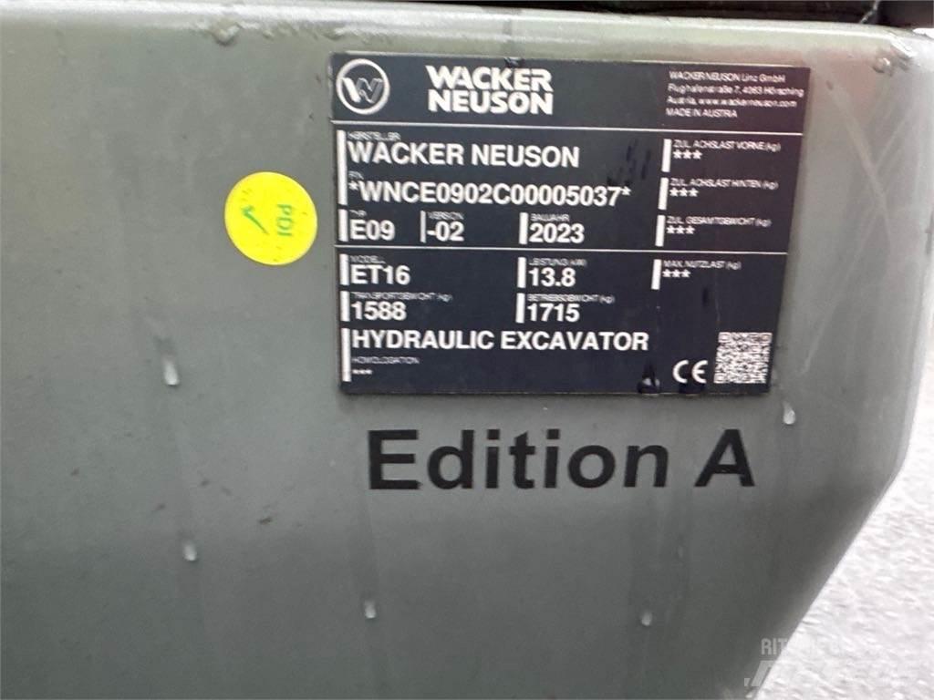 Wacker Neuson ET16 Telakaivukoneet