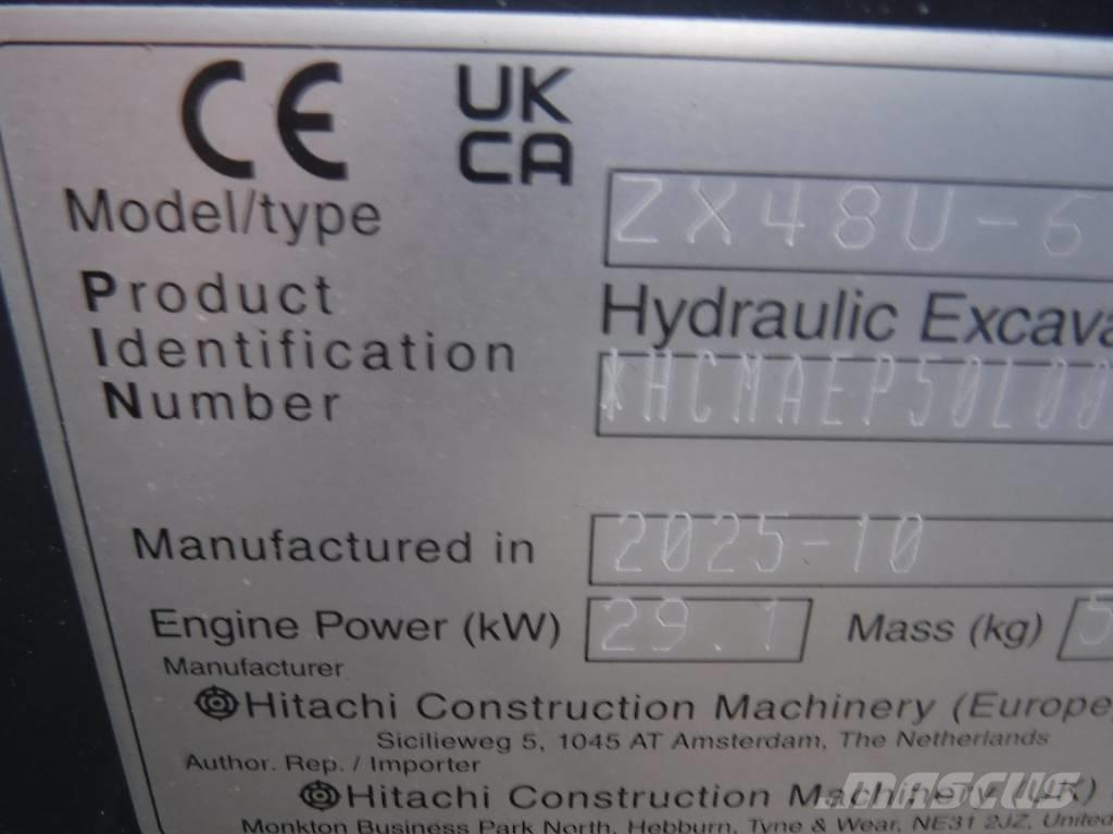 Hitachi ZX 48 U-6 Minikaivukoneet < 7t