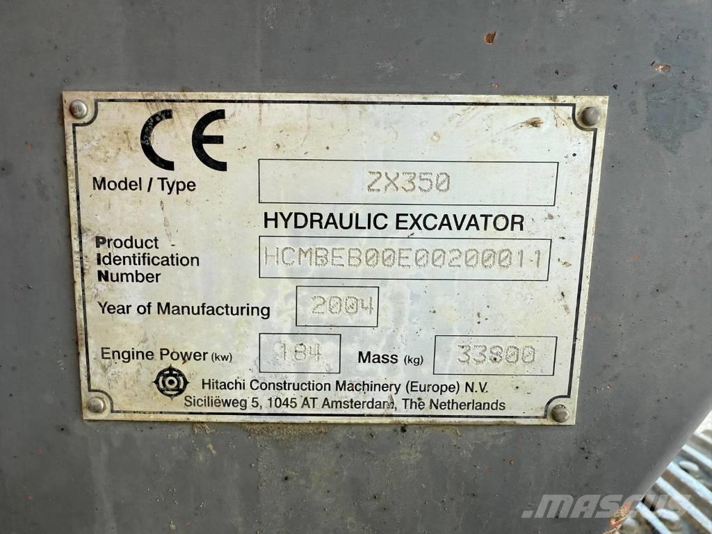Hitachi ZX 350 Telakaivukoneet
