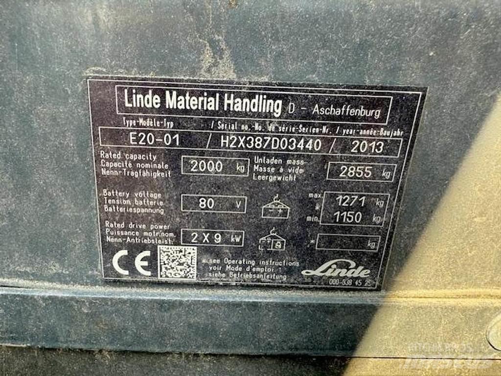 Linde E20-01 Muut haarukkatrukit