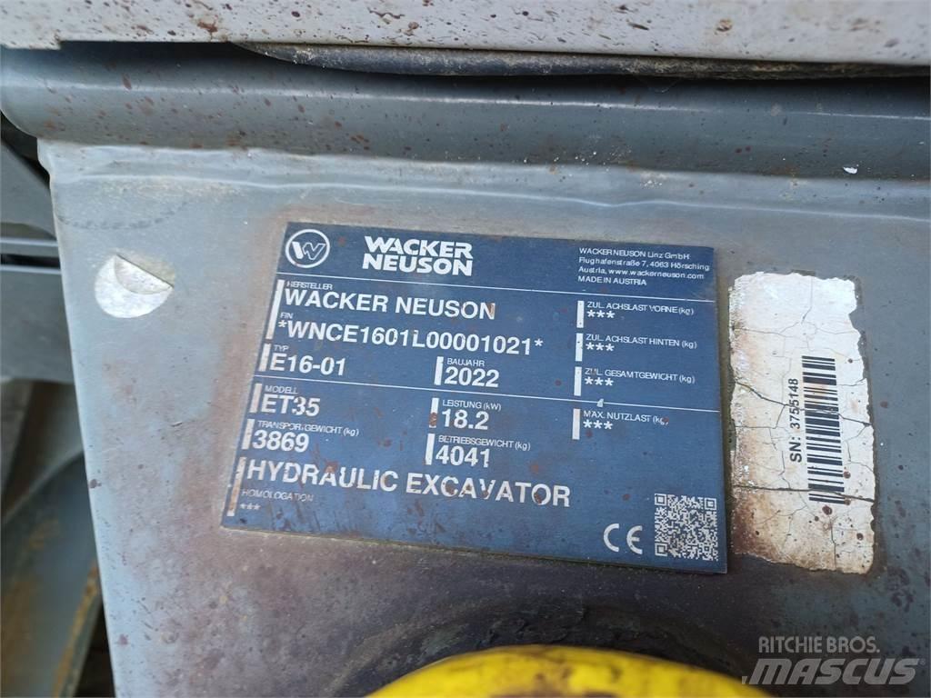 Wacker Neuson ET35 Telakaivukoneet