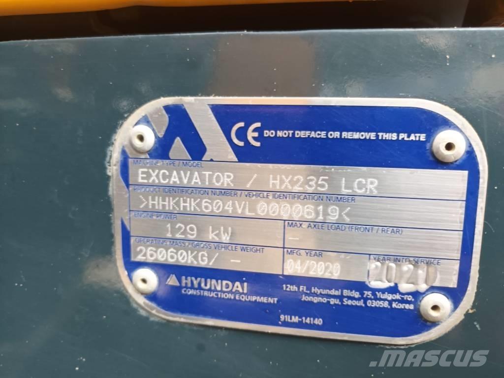 Hyundai HX 235 LCR Telakaivukoneet