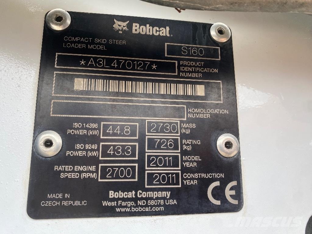 Bobcat S 160 Liukuohjatut kuormaajat