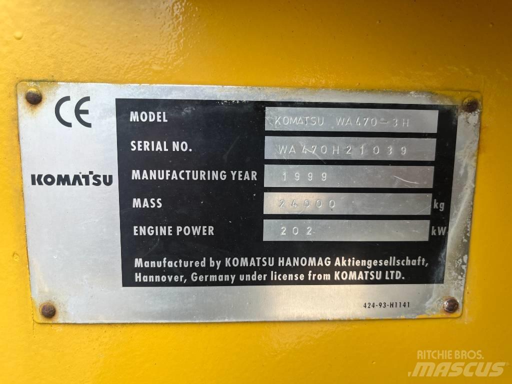 Komatsu WA 470-3H Pyöräkuormaajat