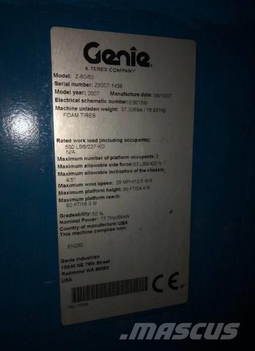 Genie Z 80/60 Kuukulkijat