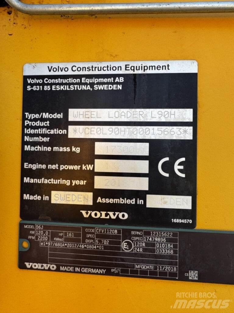 Volvo L90H Pyöräkuormaajat