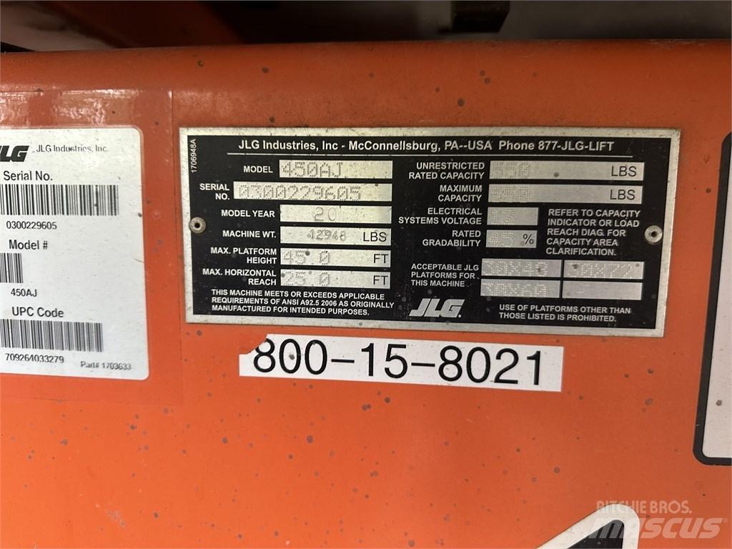 JLG 450 AJ Kuukulkijat