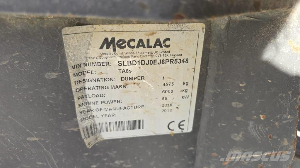 Mecalac TA 6 S Dumpperit