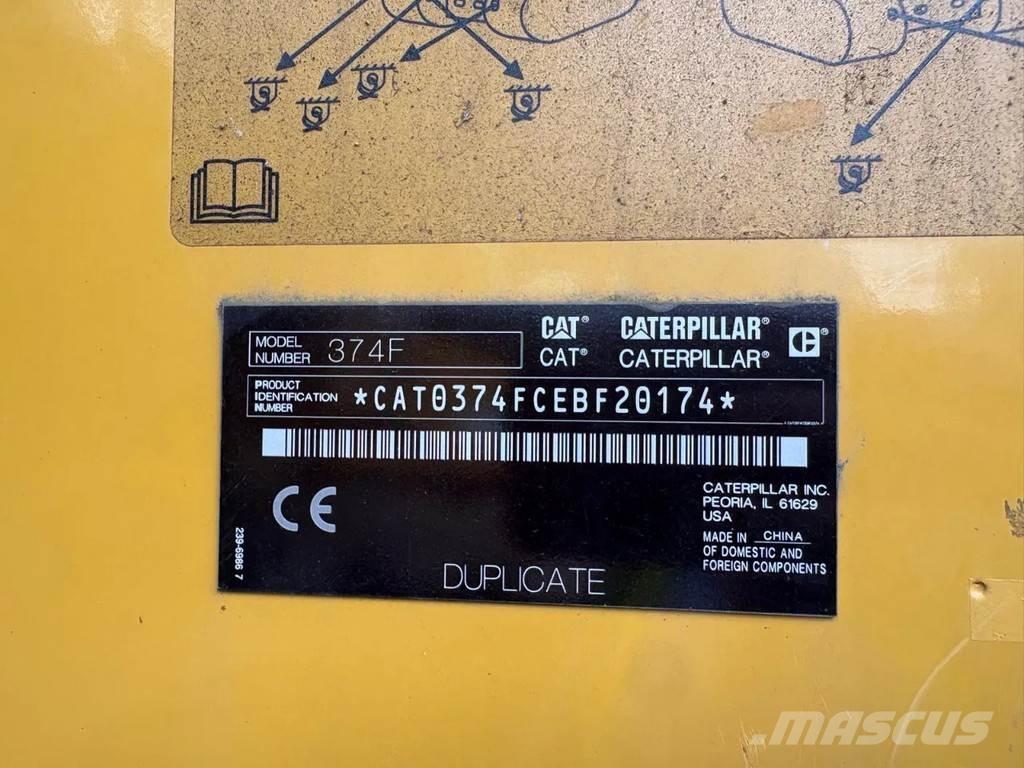 CAT 374F Telakaivukoneet
