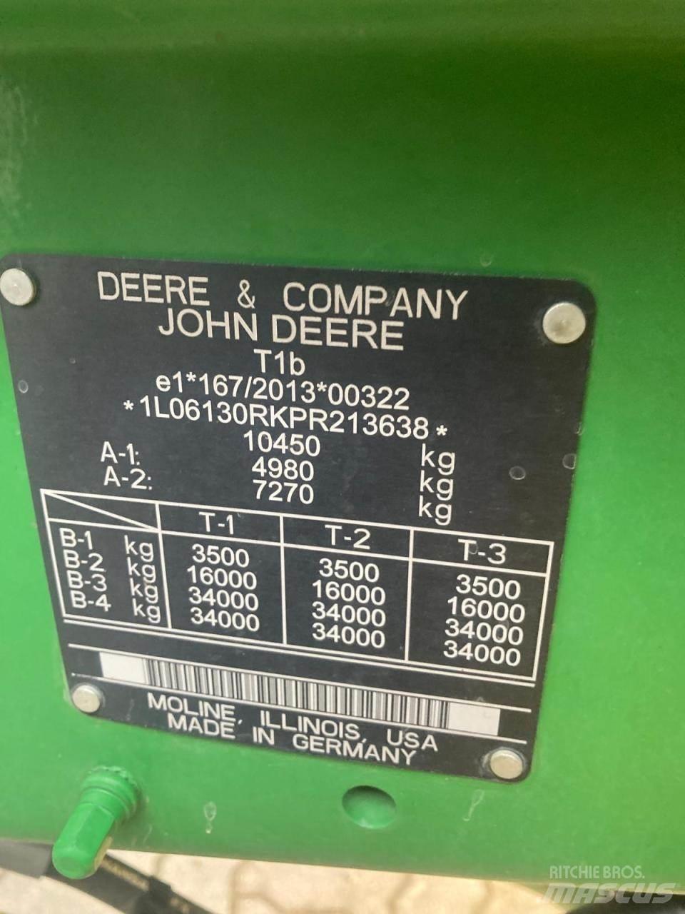 John Deere 6R 130 Traktorit