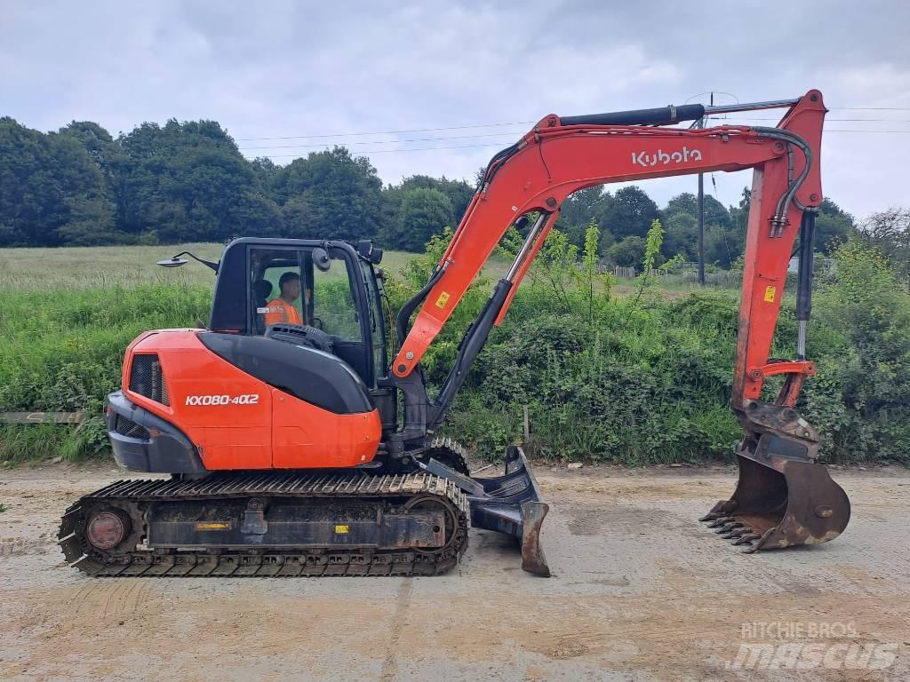 Kubota KX 080-4 Midikaivukoneet 7t - 12t
