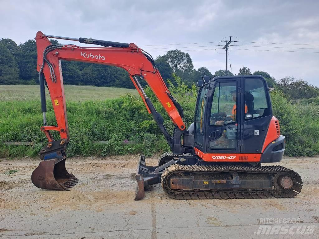 Kubota KX 080-4 Midikaivukoneet 7t - 12t