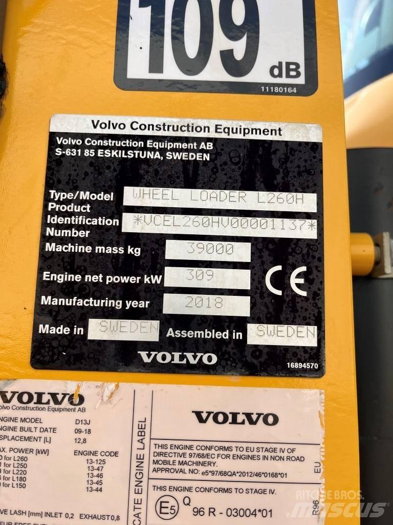 Volvo L260H Pyöräkuormaajat