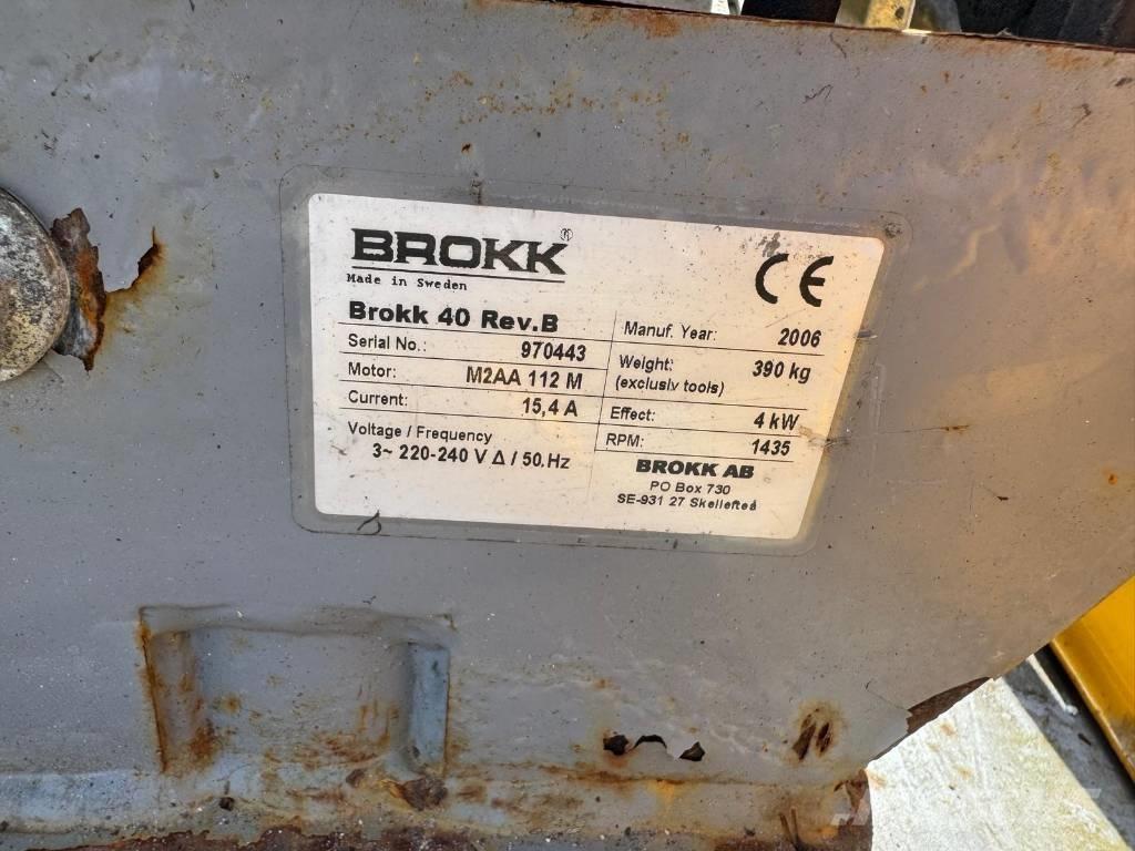 Brokk 40 Purkukoneet