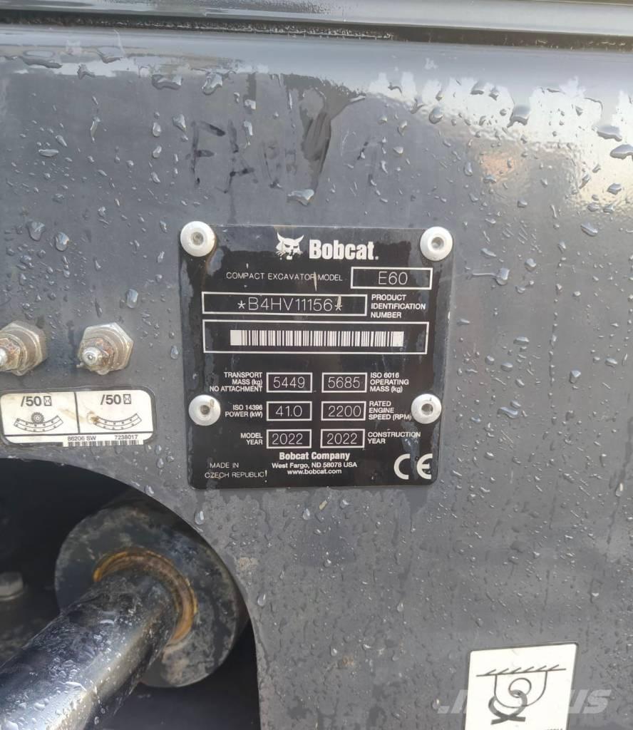 Bobcat E60 Minikaivukoneet < 7t