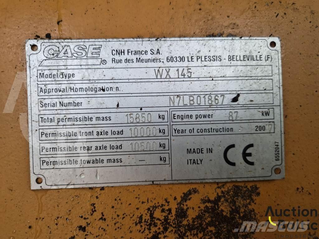 CASE WX 145 Pyöräkaivukoneet