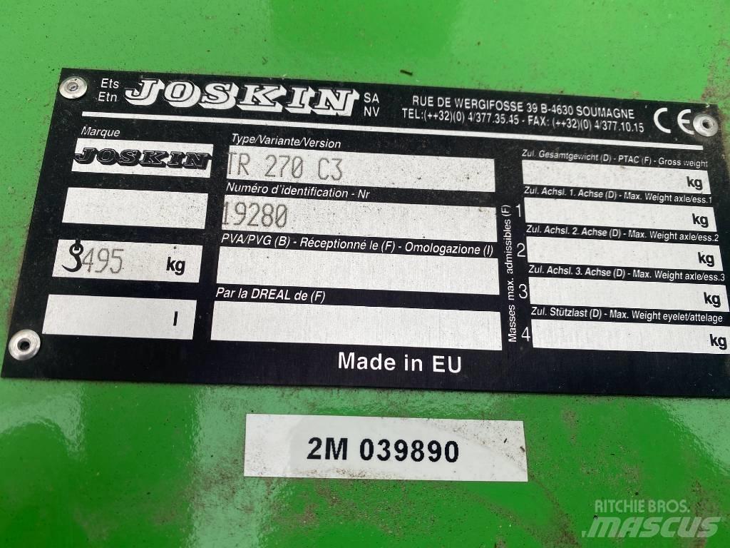 Joskin TR 270 C3 Kesantoleikkurit ja -murskaimet