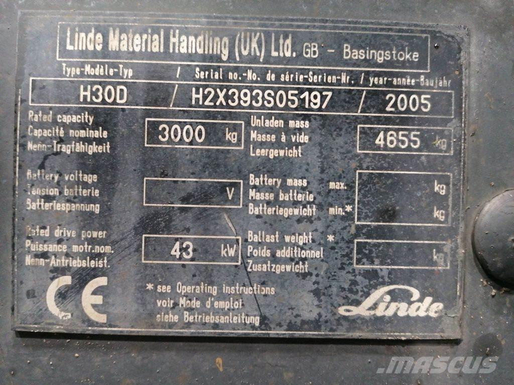 Linde H30D Dieseltrukit