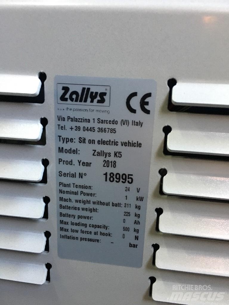  Zallys K5 Matalakeräilytrukit
