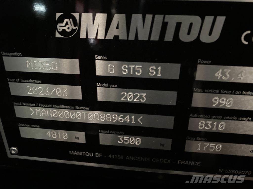 Manitou MI35G Nestekaasutrukit