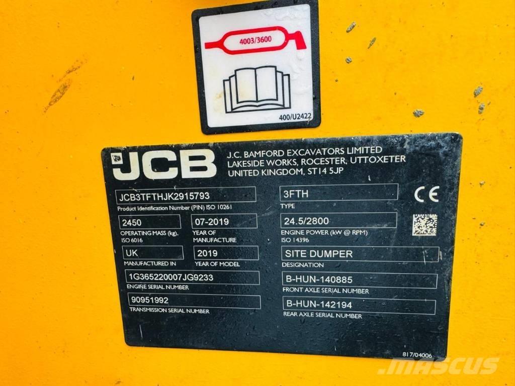 JCB 3 FTH Minidumpperit