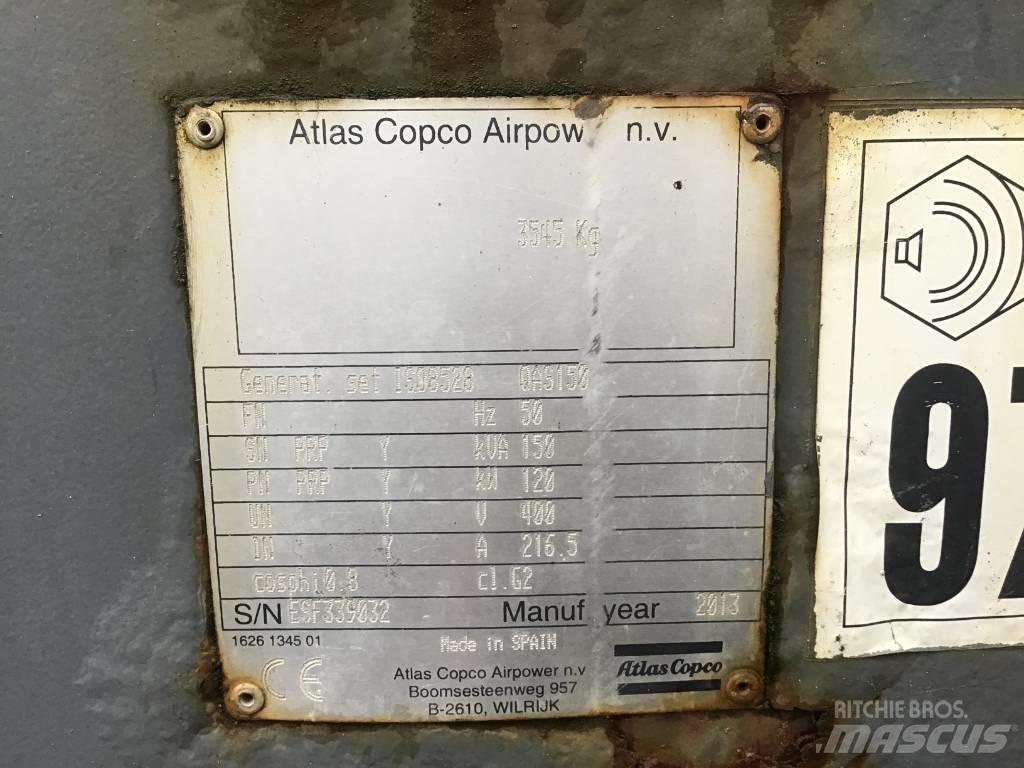 Atlas Copco QAS 150 Dieselgeneraattorit