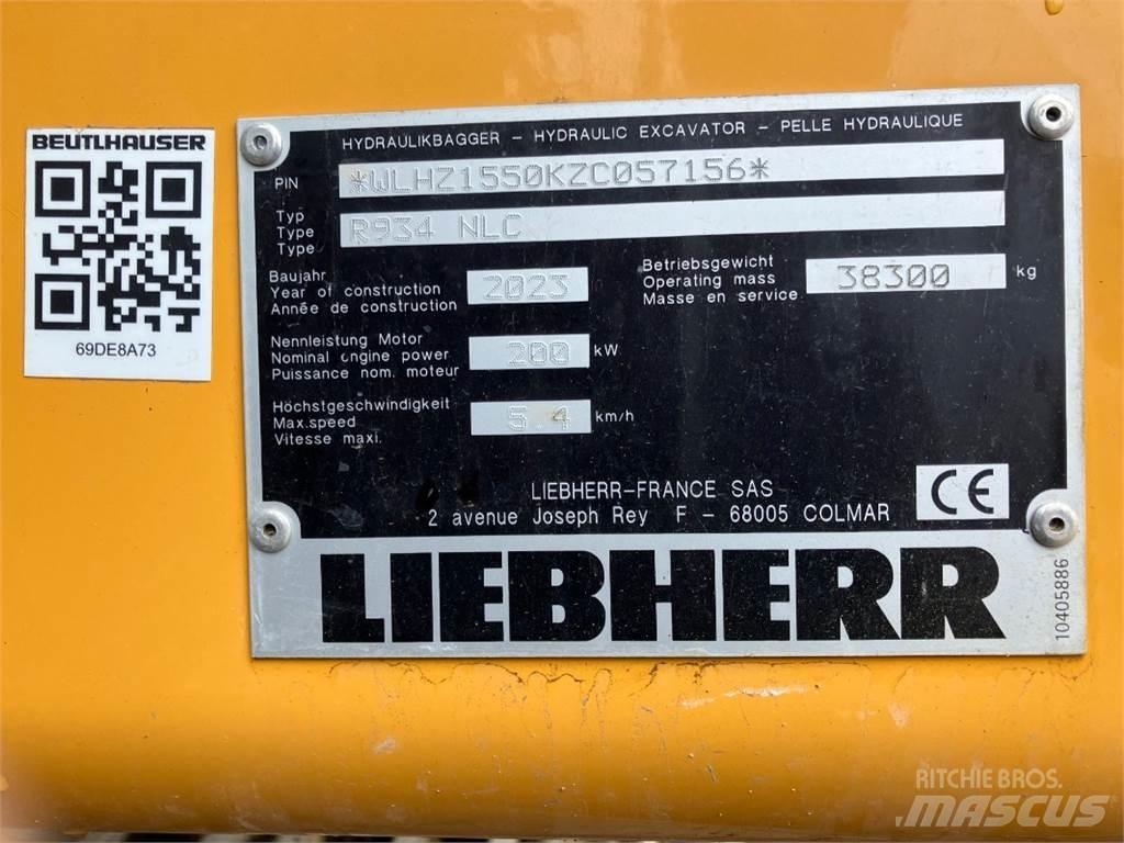 Liebherr R934 Telakaivukoneet