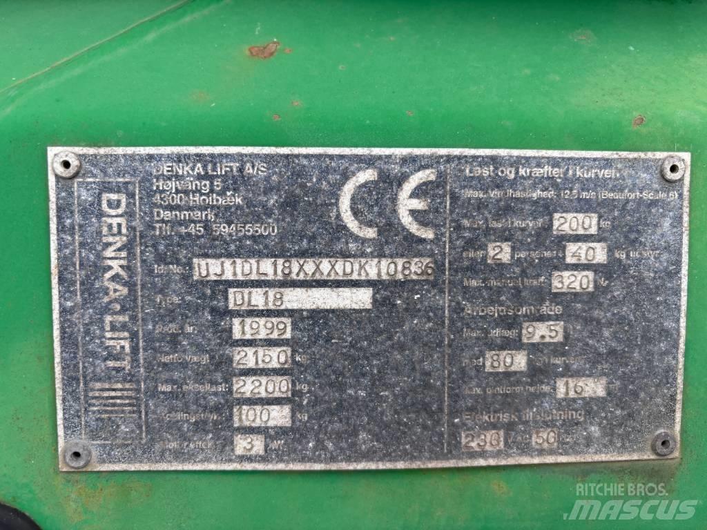 Denka-Lift DL 18 Hinattavat henkilönostimet