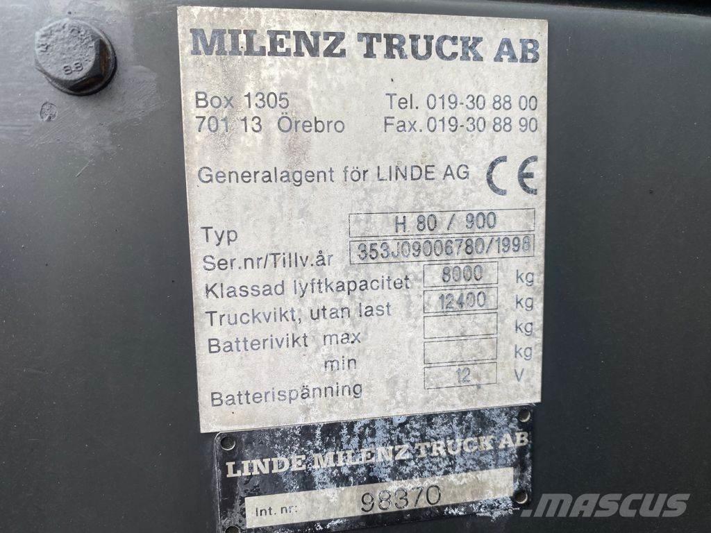Linde H80D/900 Dieseltrukit