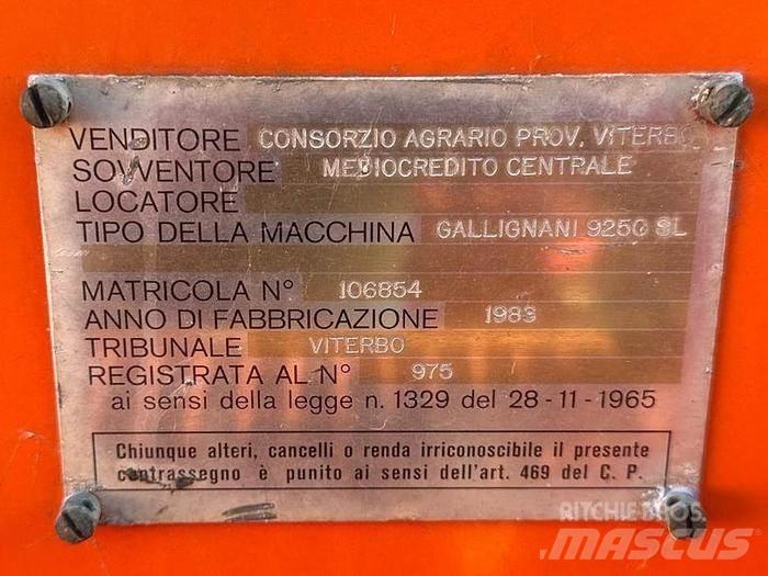  GALLICANI 9250SL Paalipihdit