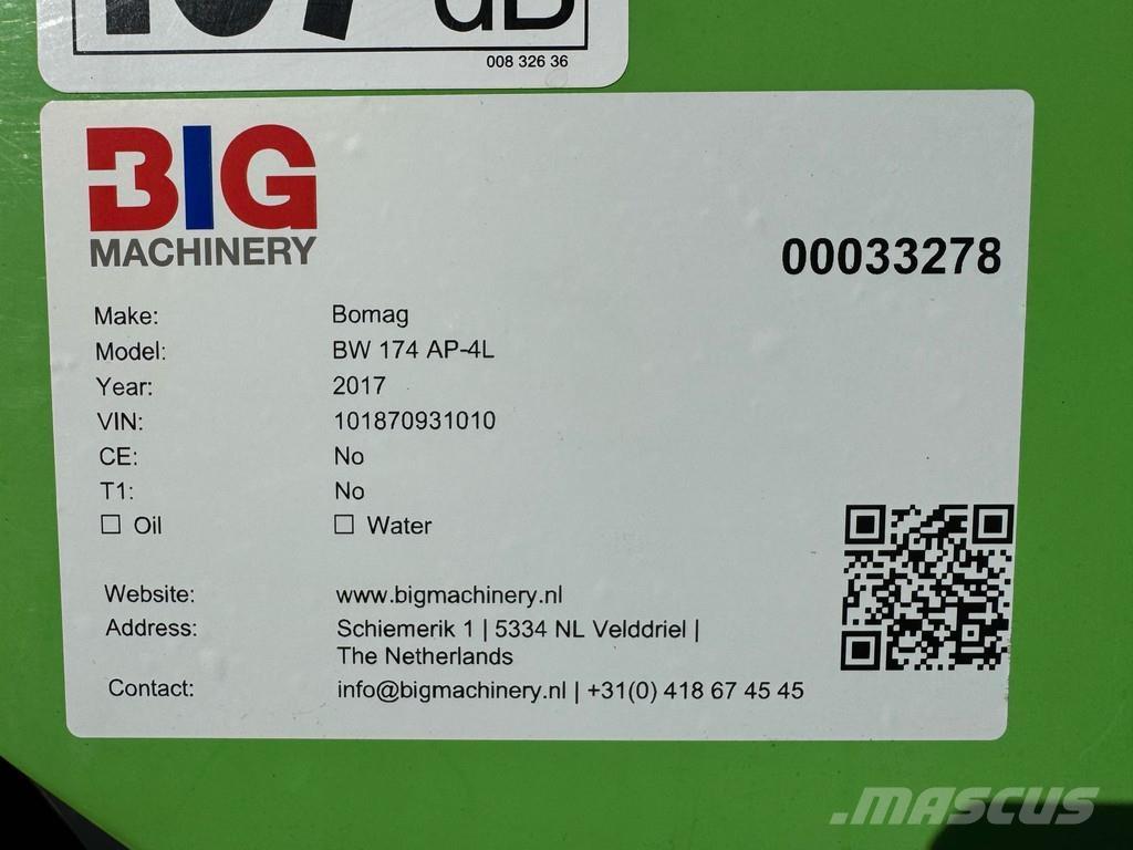 Bomag BW174 AP-4i Tandemjyrät