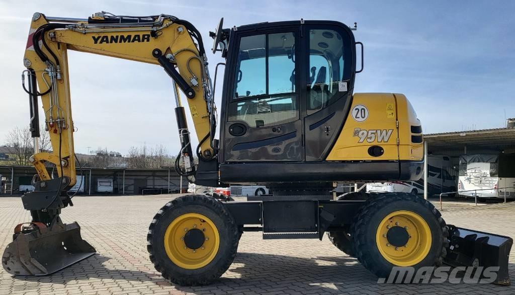 Yanmar B 95 W Pyöräkaivukoneet