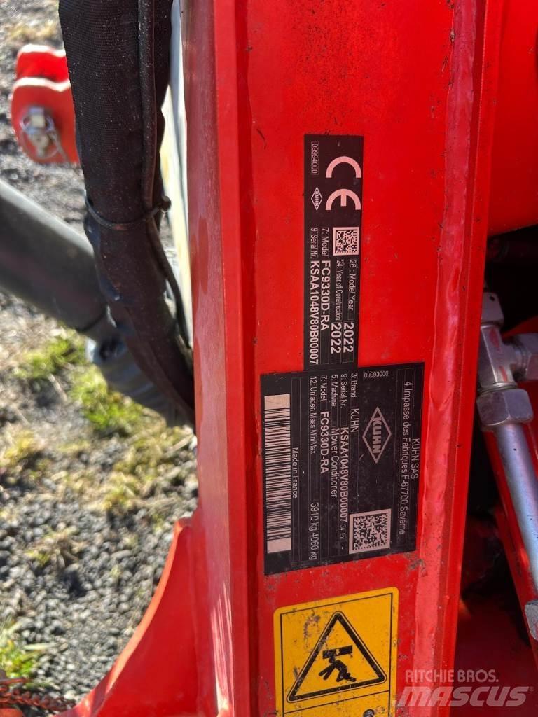 Kuhn FC 9330 D-RA Pyörillä varustetut leikkurit