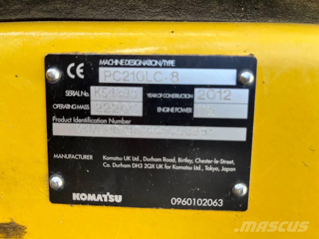 Komatsu PC 210 LC-8 Telakaivukoneet