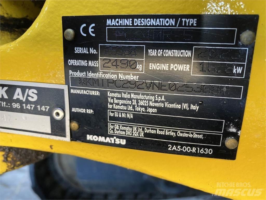 Komatsu PC24MR-5 Pyöräkaivukoneet