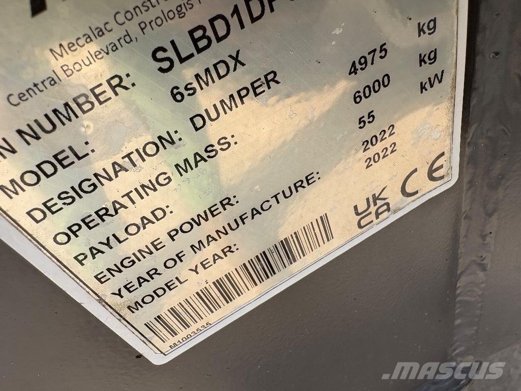 Mecalac 6 SMDX Minidumpperit