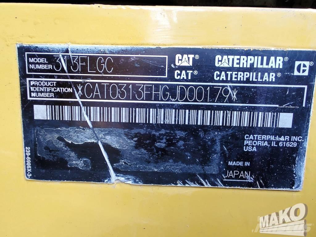 CAT 313 Telakaivukoneet