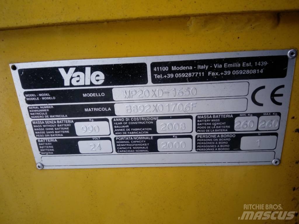 Yale MP 20 XD Lavansiirtotrukit ajotasolla