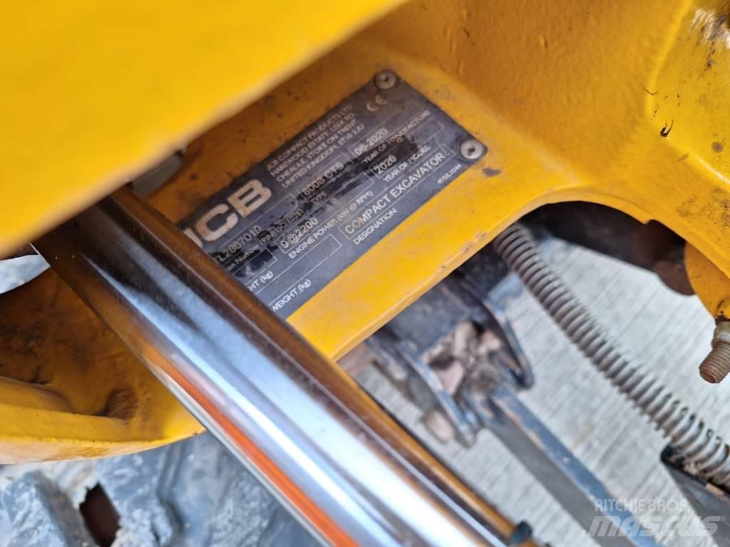 JCB 8008 Minikaivukoneet < 7t