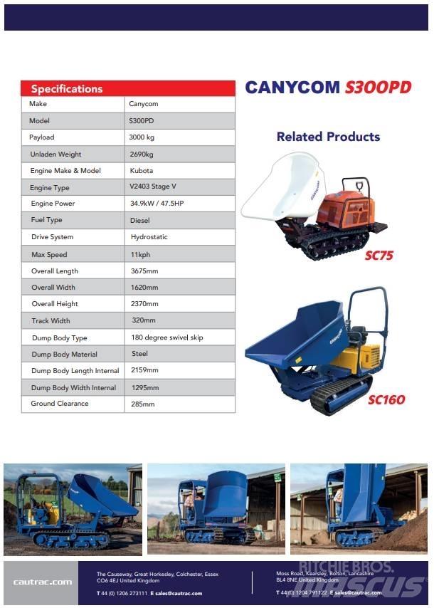 Canycom s300 Teladumpperit