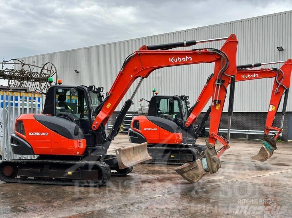 Kubota KX 080-4 Midikaivukoneet 7t - 12t