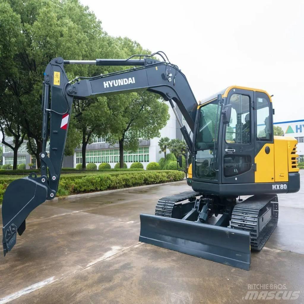 Hyundai HX80 Midikaivukoneet 7t - 12t