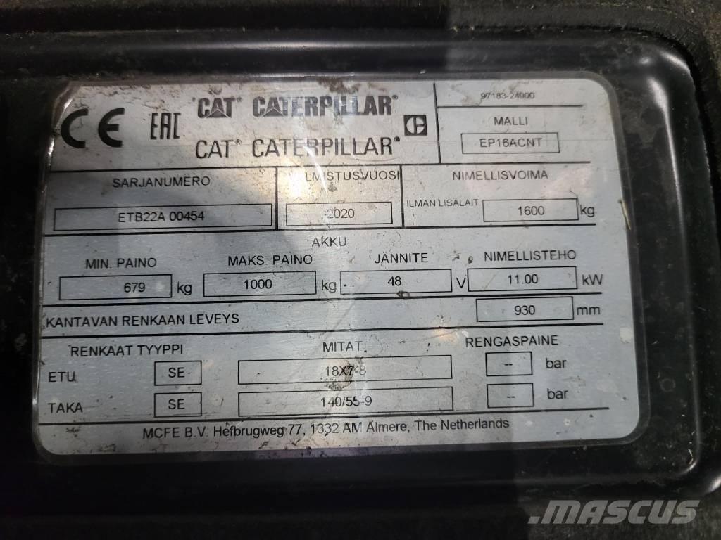 CAT EP16ACNT Sähkötrukit