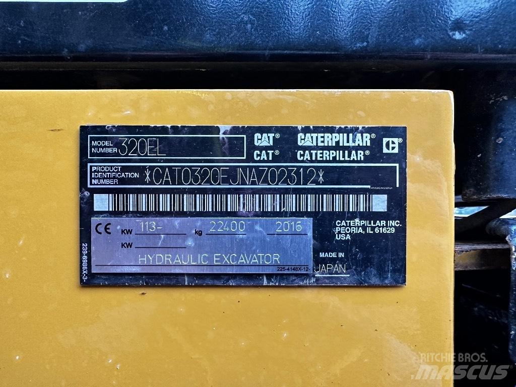 CAT 320 EL Telakaivukoneet