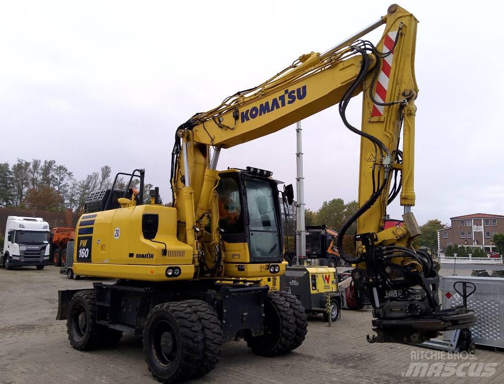 Komatsu PW160-11 Pyöräkaivukoneet