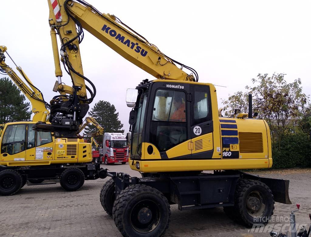 Komatsu PW160-11 Pyöräkaivukoneet