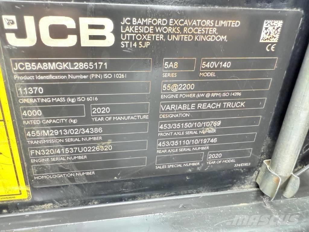 JCB 540-140 Kurottajat